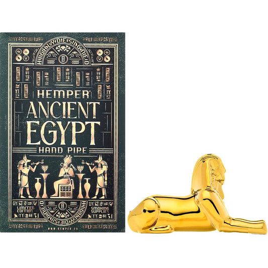 HEMPER Egypt Sphinx Hand Pipe | 5" Premium Glass Pipe