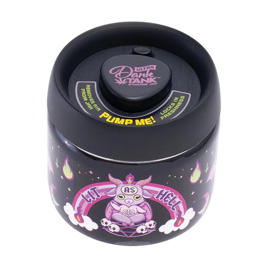 Fujima Dank Tank Vacuum Glass Jar - 4.2" / Lit As Hell - We The People 