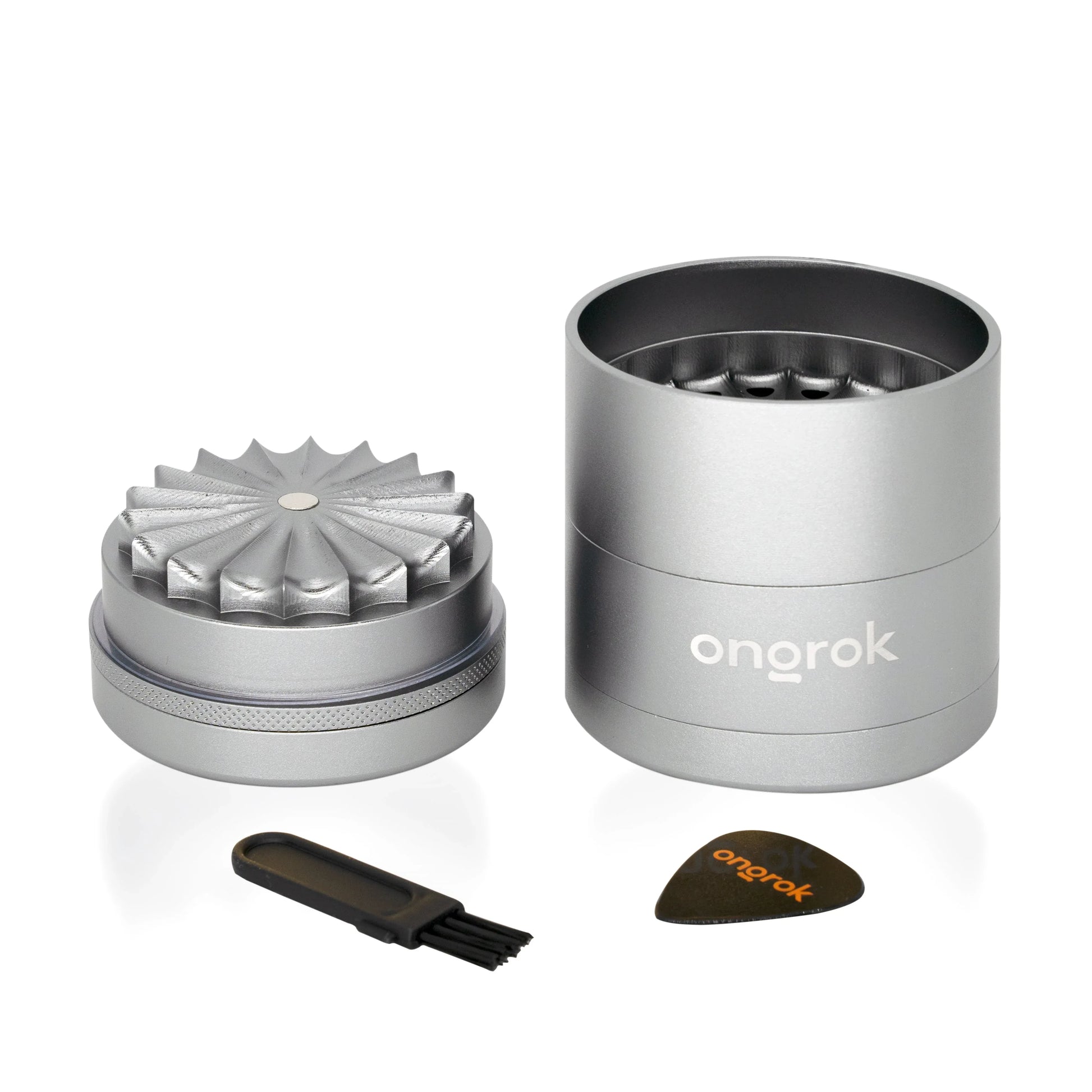 Ongrok 5 Piece Flower Tooth Storage Grinder | Toothless Design | Built-In Jar - We The People 