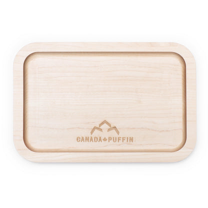 Wooden Rolling Tray - Natural Wood 7x5