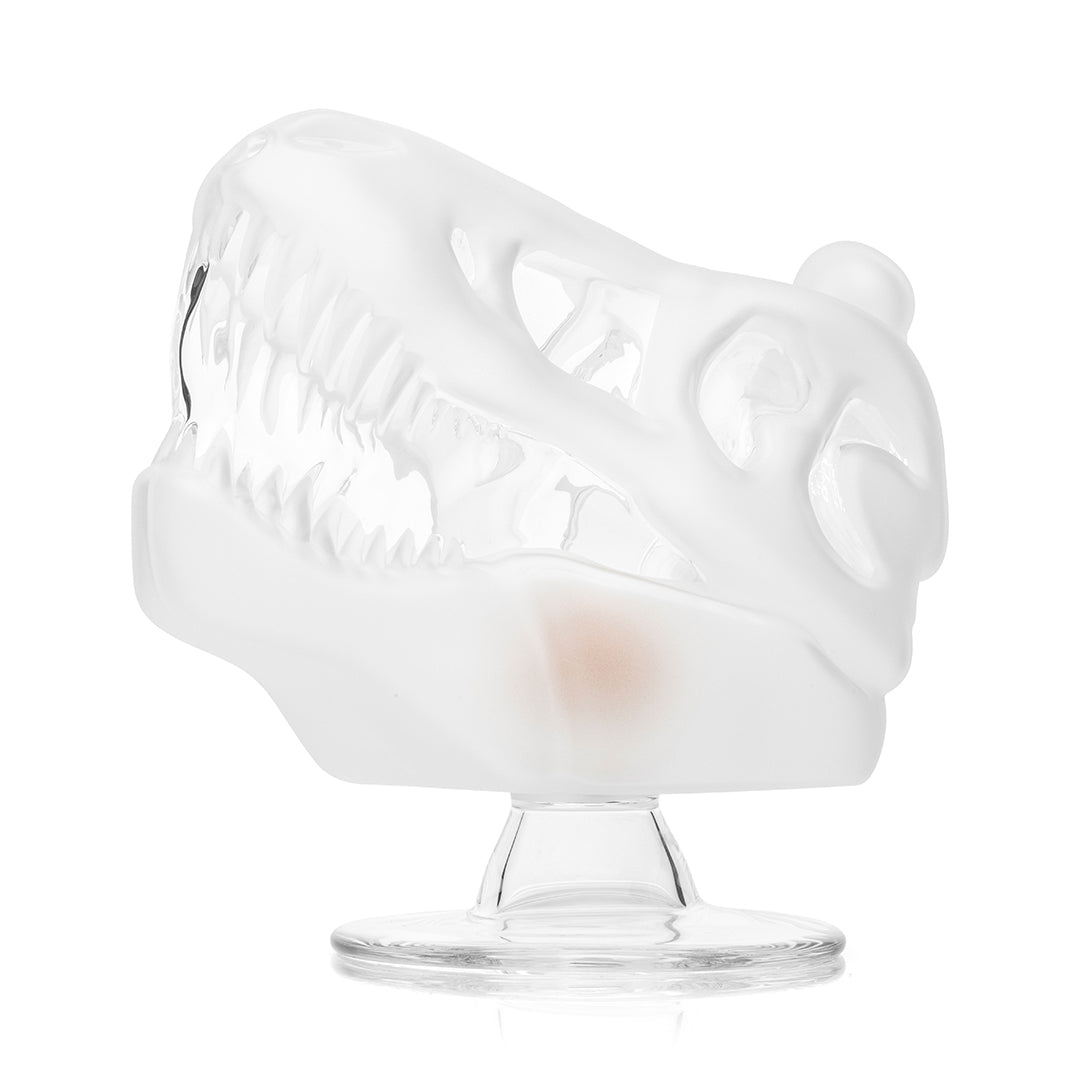 Jurassic Spark Skull XL Bong | 7" Glass Water Pipe