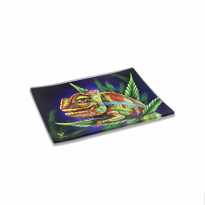Glass Rolling Tray - Eye Design 5.5x7.5