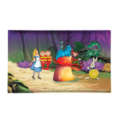 Alice Mushroom Glass Rolling Tray | Psychedelic Design - We The People 