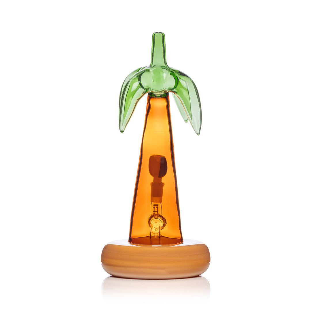 HEMPER Palm Tree XL Bong | 10.5" Large Glass Water Pipe