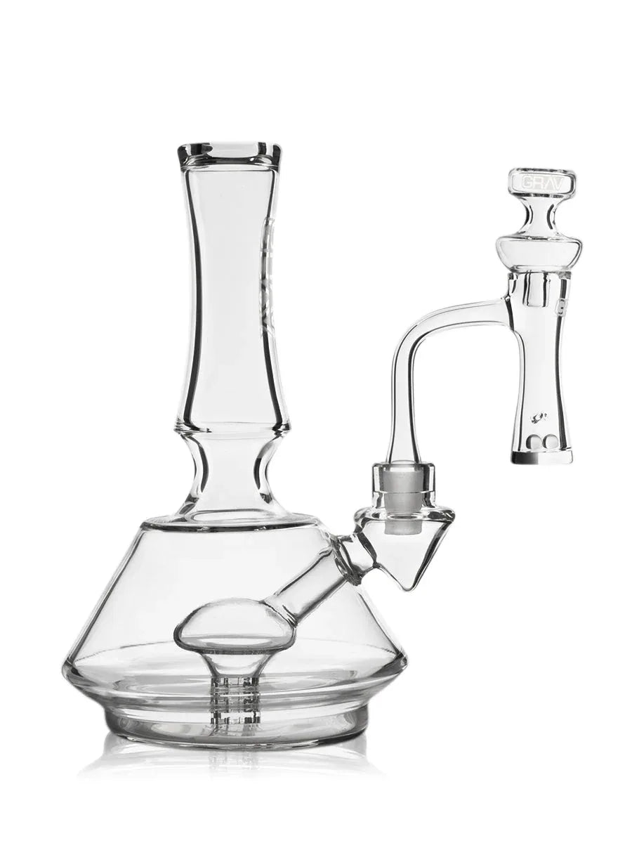 GRAV 14mm 90° Quartz Hourglass Banger Set - Complete Dab Kit - We The People 