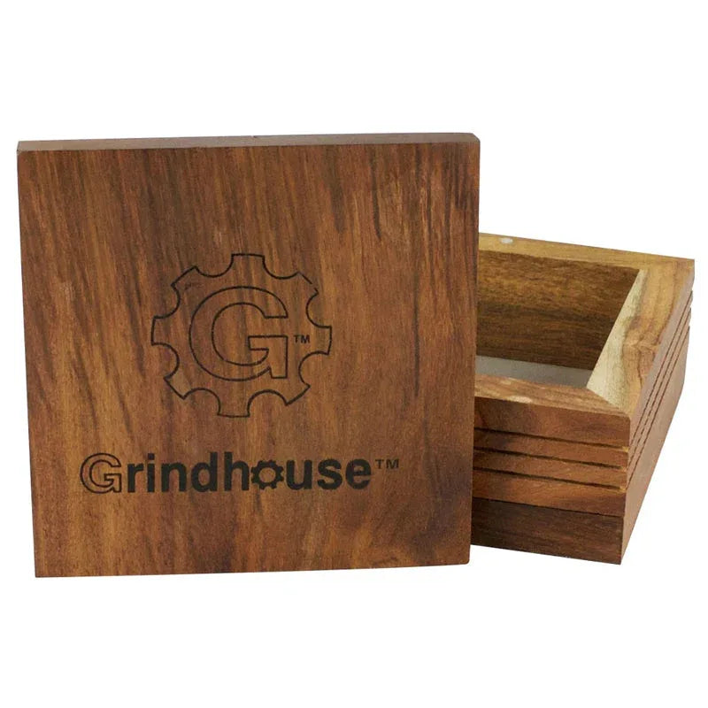 Grindhouse Wood Pollen Box with Magnetic Lid | Premium Kief Catcher - We The People 