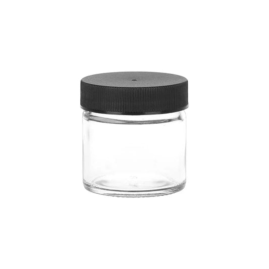 Clear Screw-Top Glass Jar 1.7" x 1.7" | X-Small Storage Container - We The People 