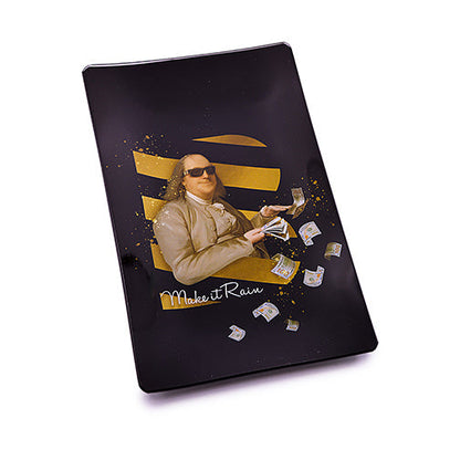 Benji Glass Rolling Tray Kit | Make it Rain Design with Papers & Cones