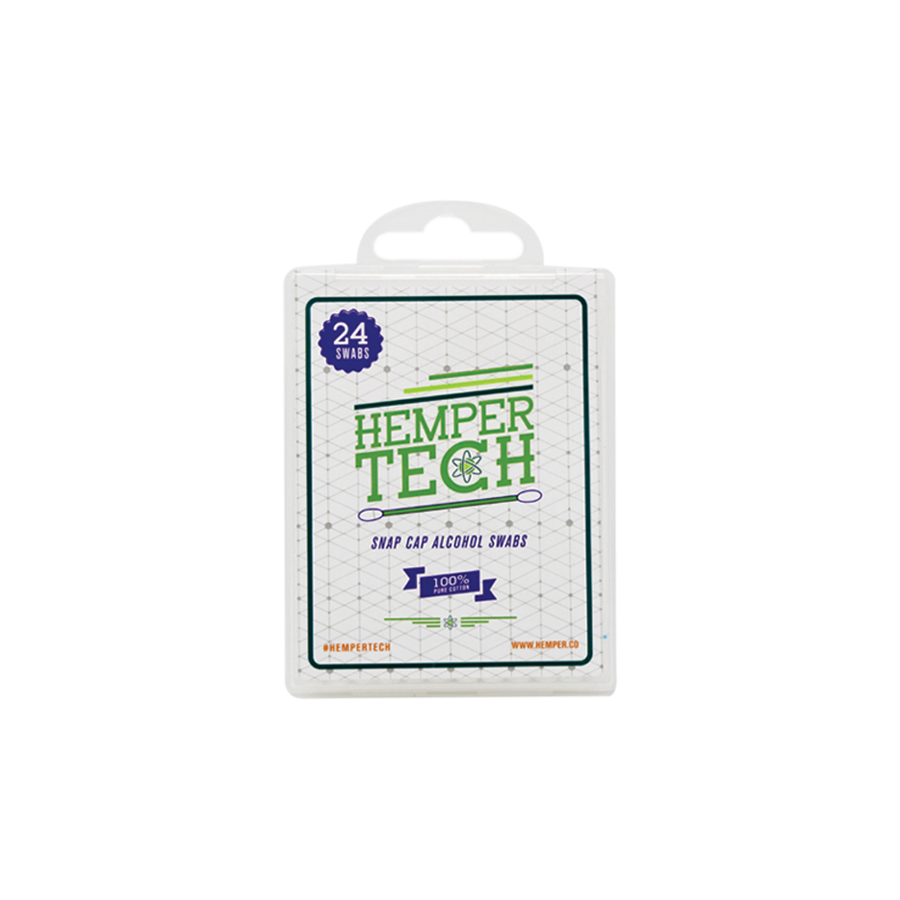 HEMPER Tech Snapcap Alcohol Swabs | Cleaning Swabs