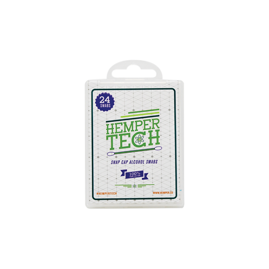 HEMPER Tech Snapcap Alcohol Swabs | Cleaning Swabs