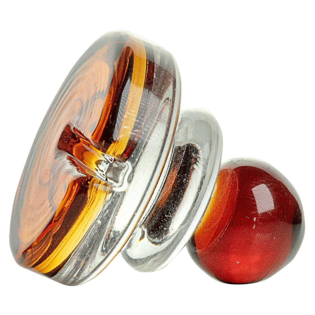 Directional Airflow Carb Cap | Premium Glass Dab Accessory