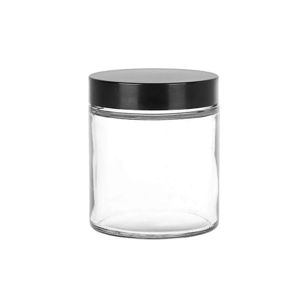 Clear Screw-Top Glass Jar 2.6" x 2.3" | Medium Storage Container - We The People 