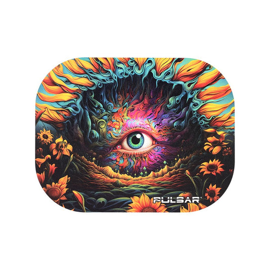 Pulsar Mini Magnetic Rolling Tray Lid - Sunflower of The Mind 7x5.5