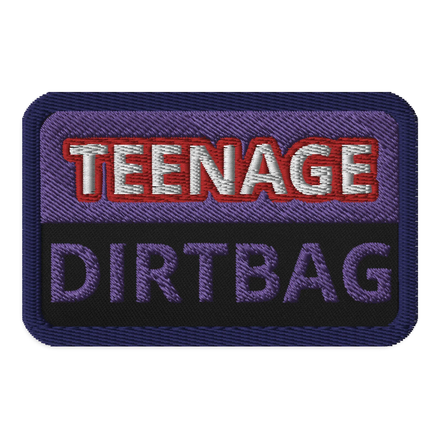 Teenage Dirtbag Patch | Music Reference Embroidered Patch | 3" Round - We The People 