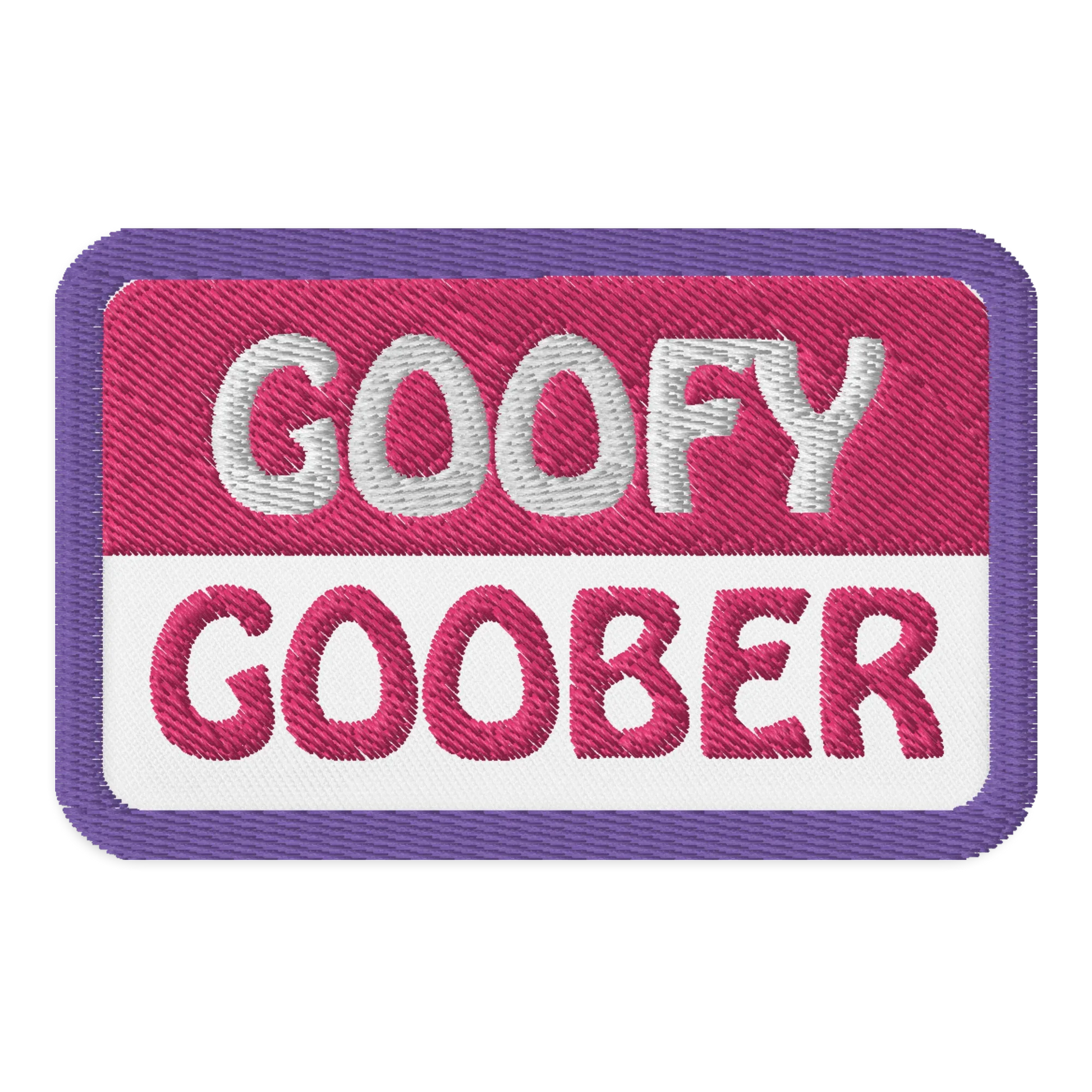 Goofy Goober Patch | SpongeBob Reference Patch | 3" Embroidered - We The People 