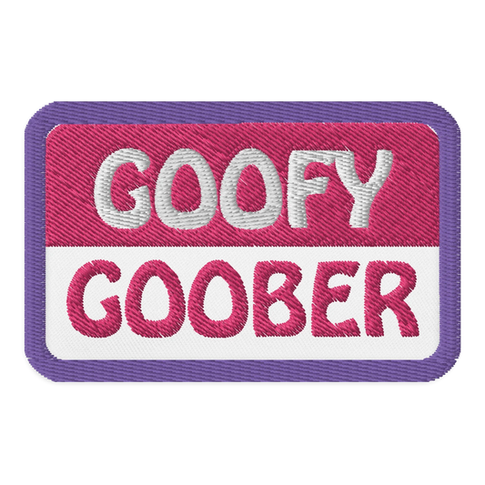 Goofy Goober Patch | SpongeBob Reference Patch | 3" Embroidered - We The People 