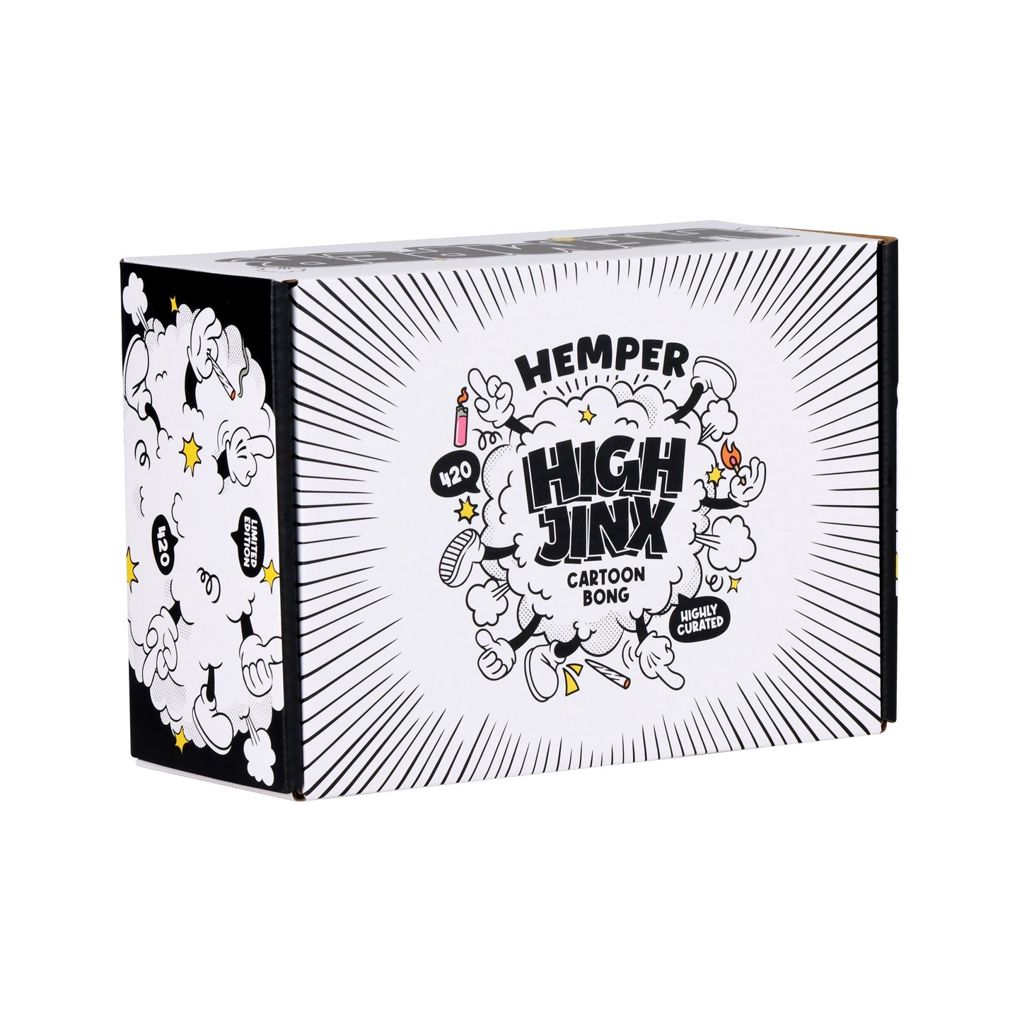 HEMPER High Jinx Cartoon Bong | Glass Water Pipe with 14mm Female Joint