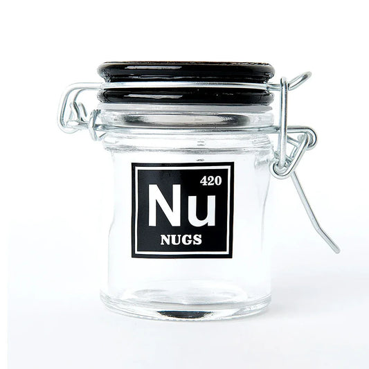 Nugs Periodic Symbol Airtight Glass Storage Jar | Container - We The People 