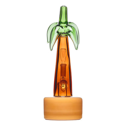 HEMPER Beach Box Palm Tree Water Pipe | 7" Glass Bong | Tropical Design - We The People 