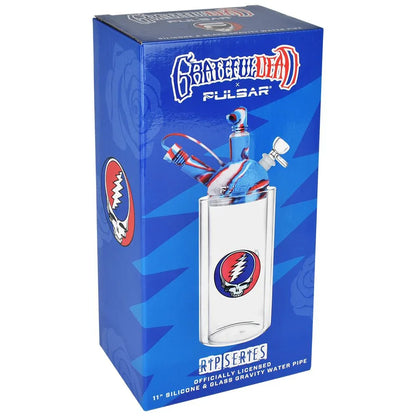 Grateful Dead x Pulsar Silicone & Glass Gravity Water Pipe | 11" Hybrid Design - We The People 