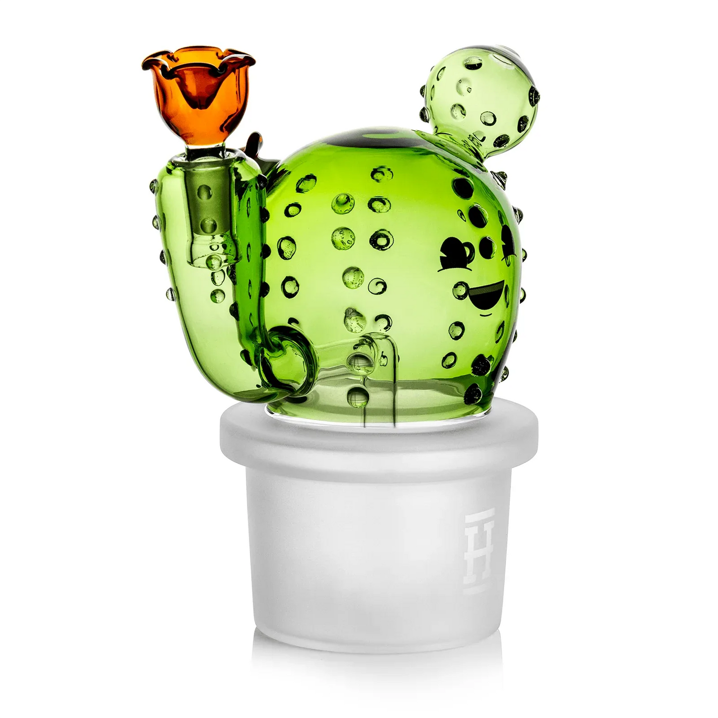 HEMPER Happy Cactus XL Bong | 8" Glass Water Pipe | Desert Plant Design - We The People 
