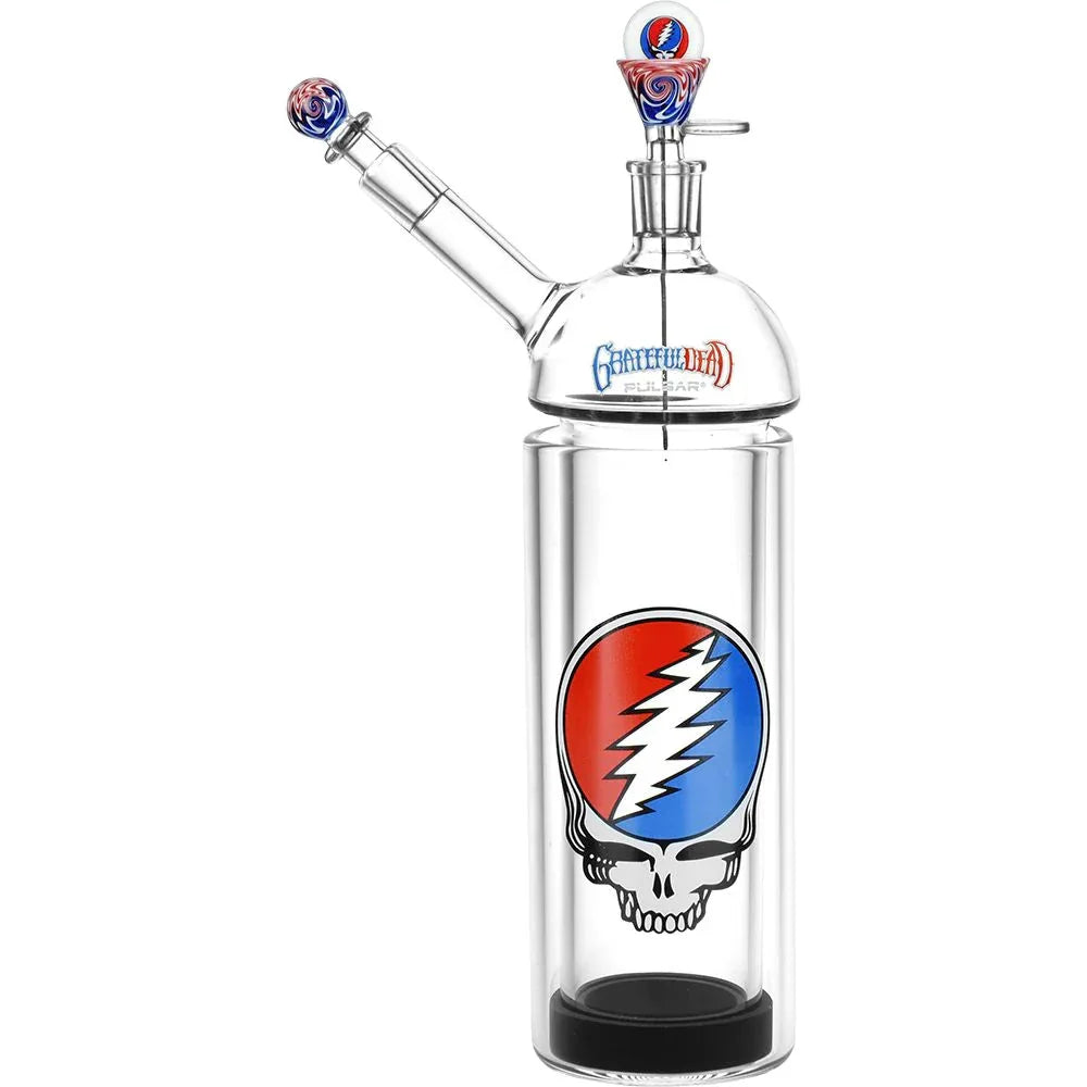 Grateful Dead x Pulsar Glass Gravity Waterpipe | 12.25" Borosilicate | Steal Your Face - We The People 