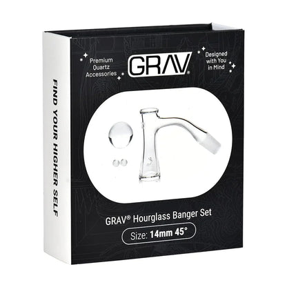 GRAV Hourglass Quartz Banger Set | 4pc Kit | Auto Spinner Vortex | 14mm Male - We The People 