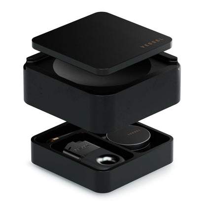 Vessel Ash Ultimate Ashtray & Storage - Black | Premium Multi-Function - We The People 