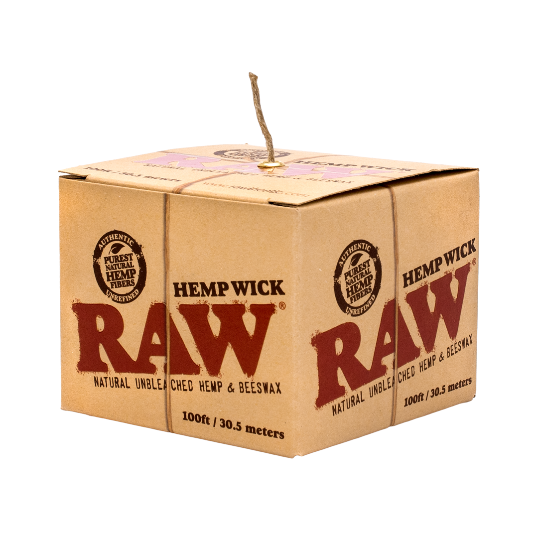 RAW Hemp Wick | Natural Beeswax Hemp Wick for Clean Lighting