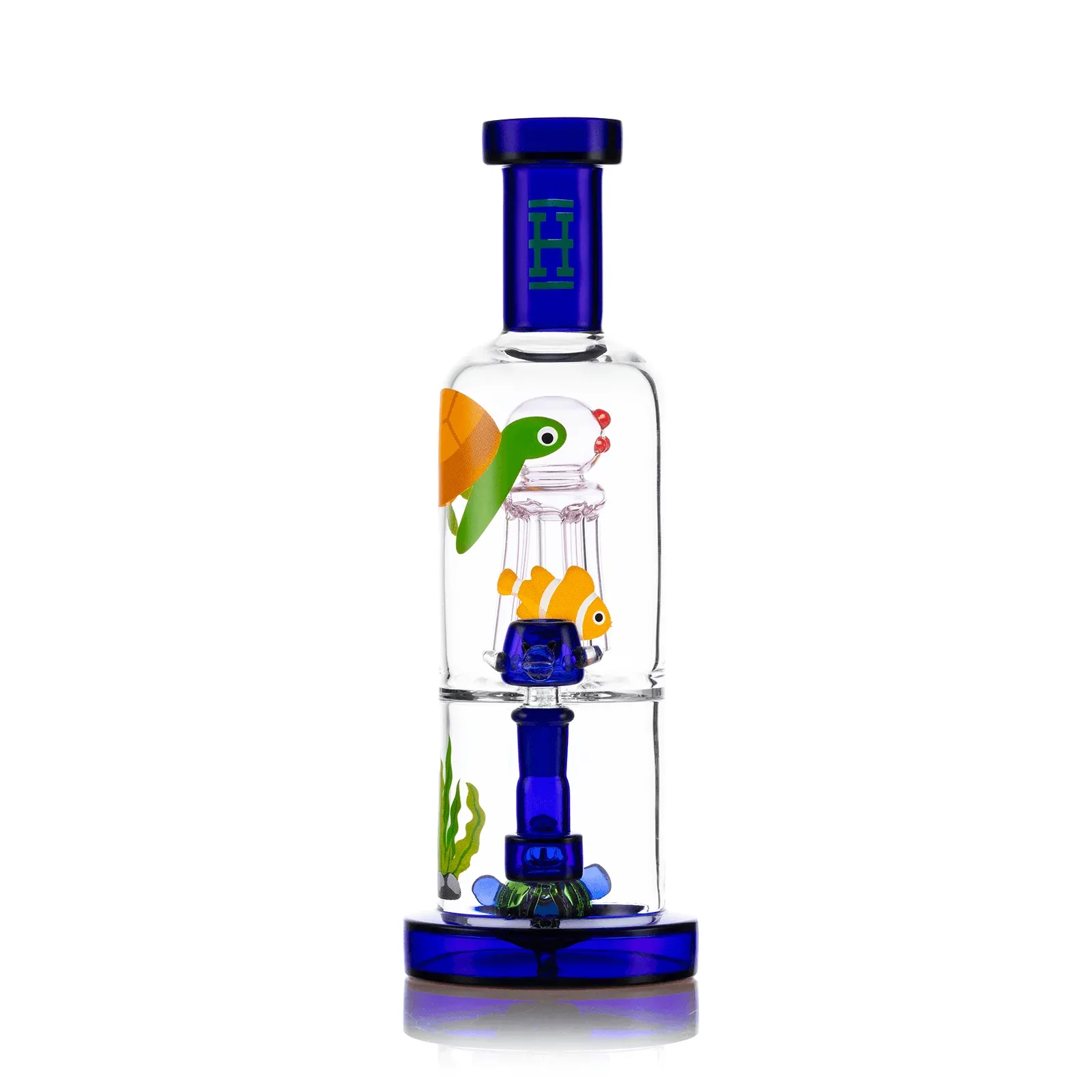 HEMPER Ocean XL Bong | 10" Glass Water Pipe | Beach Wave Design - We The People 