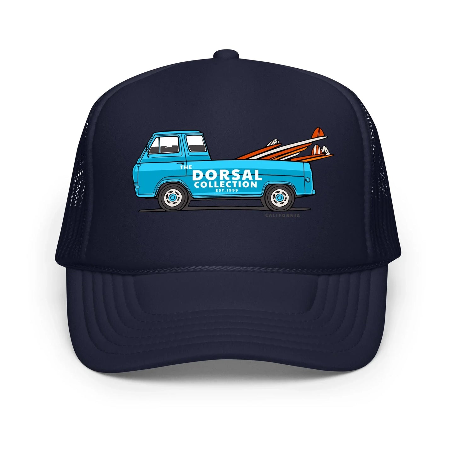 DORSAL Surf Ready Foam Trucker Hat | Mesh Back Cap | Adjustable Snapback - We The People 