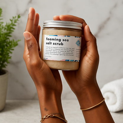 Dead Sea Salt Foaming Body Polish-4