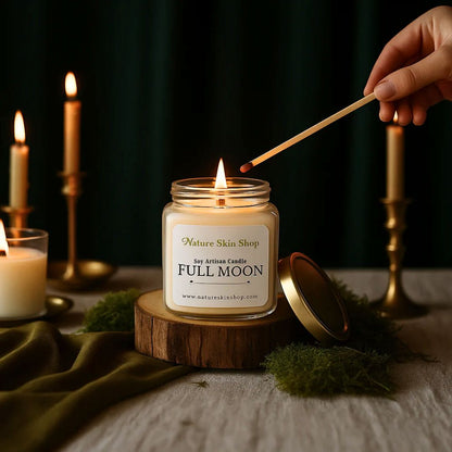 Full Moon Artisan Soy candle-1