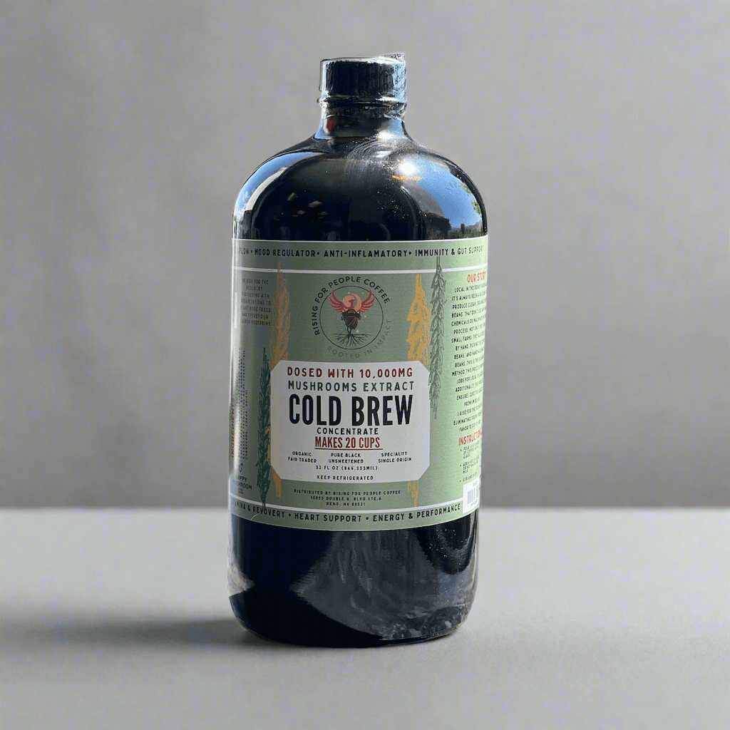 Happy Mushroom Cold Brew Concentrate - Organic Functional Coffee