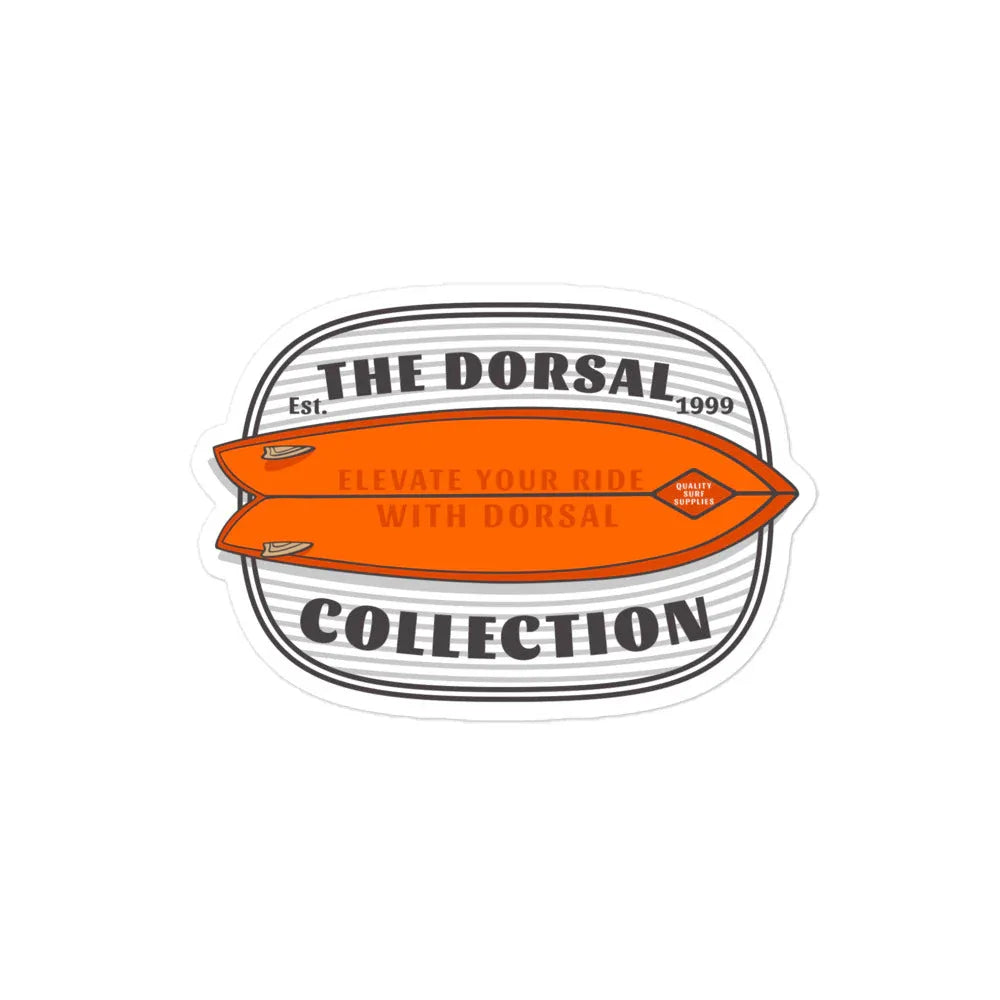 DORSAL Surfboard Sticker | Bubble-Free Vinyl Decal | Board Graphics - We The People 