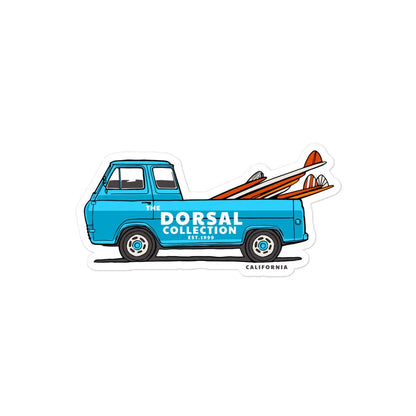 DORSAL Cab Over Sticker | Bubble-Free Vinyl Decal | Surf Graphics - We The People 