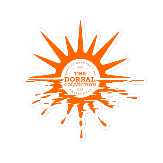 DORSAL Splash Sticker | Bubble-Free Vinyl Decal | Water Graphics - We The People 