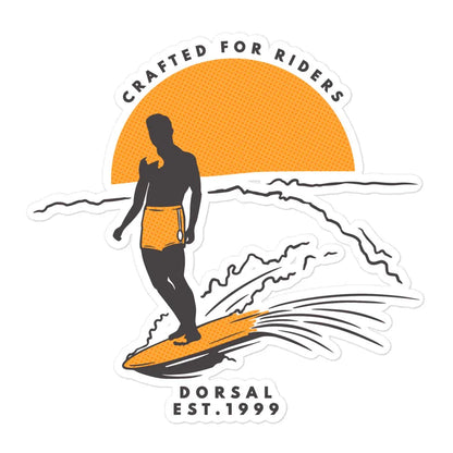 DORSAL Surf Sticker | Bubble-Free Vinyl Decal | High-Opacity Graphics - We The People 