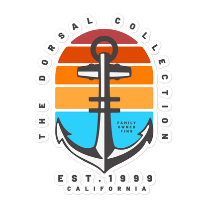 DORSAL Logo Sticker | Bubble-Free Vinyl Decal | Surf Brand - We The People 