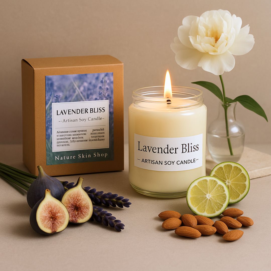 Lavender Bliss Artisan Soy Candle-0