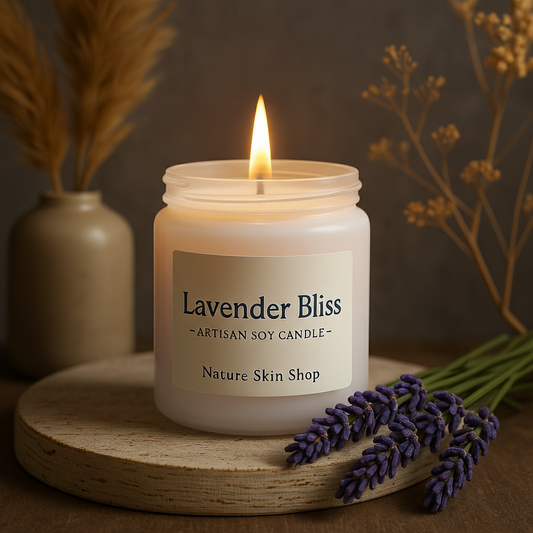 Lavender Bliss Artisan Soy Candle-2