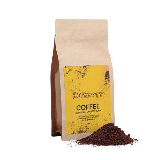 Ripkitty Mushroom Coffee Fusion - Lion's Mane & Chaga 4oz