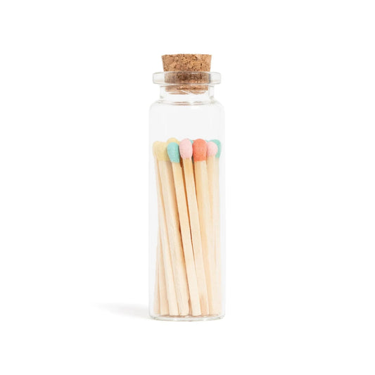 Matches | Small Corked Vial | Pastel Mix Tip - We The People 