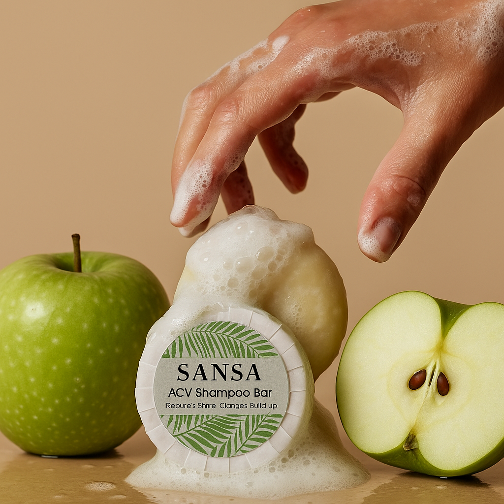 Apple Cider Vinegar Clarifying Sansa Shampoo Bar-1