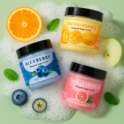 Exotic Mango Papaya Sugar Scrub-1