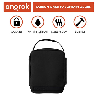 Ongrok Large Carbon-Lined Case with Combo Lock | Smell Proof Lockable Storage - We The People 