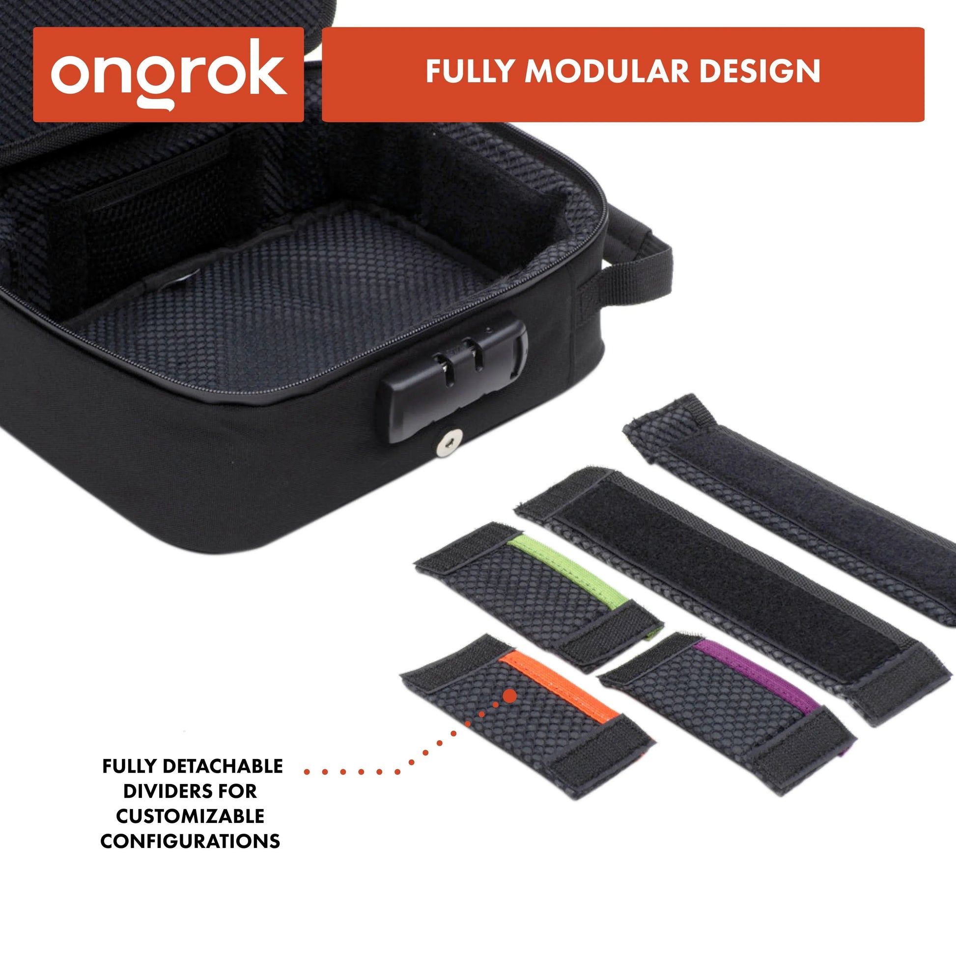 Ongrok Large Carbon-Lined Case with Combo Lock | Smell Proof Lockable Storage - We The People 