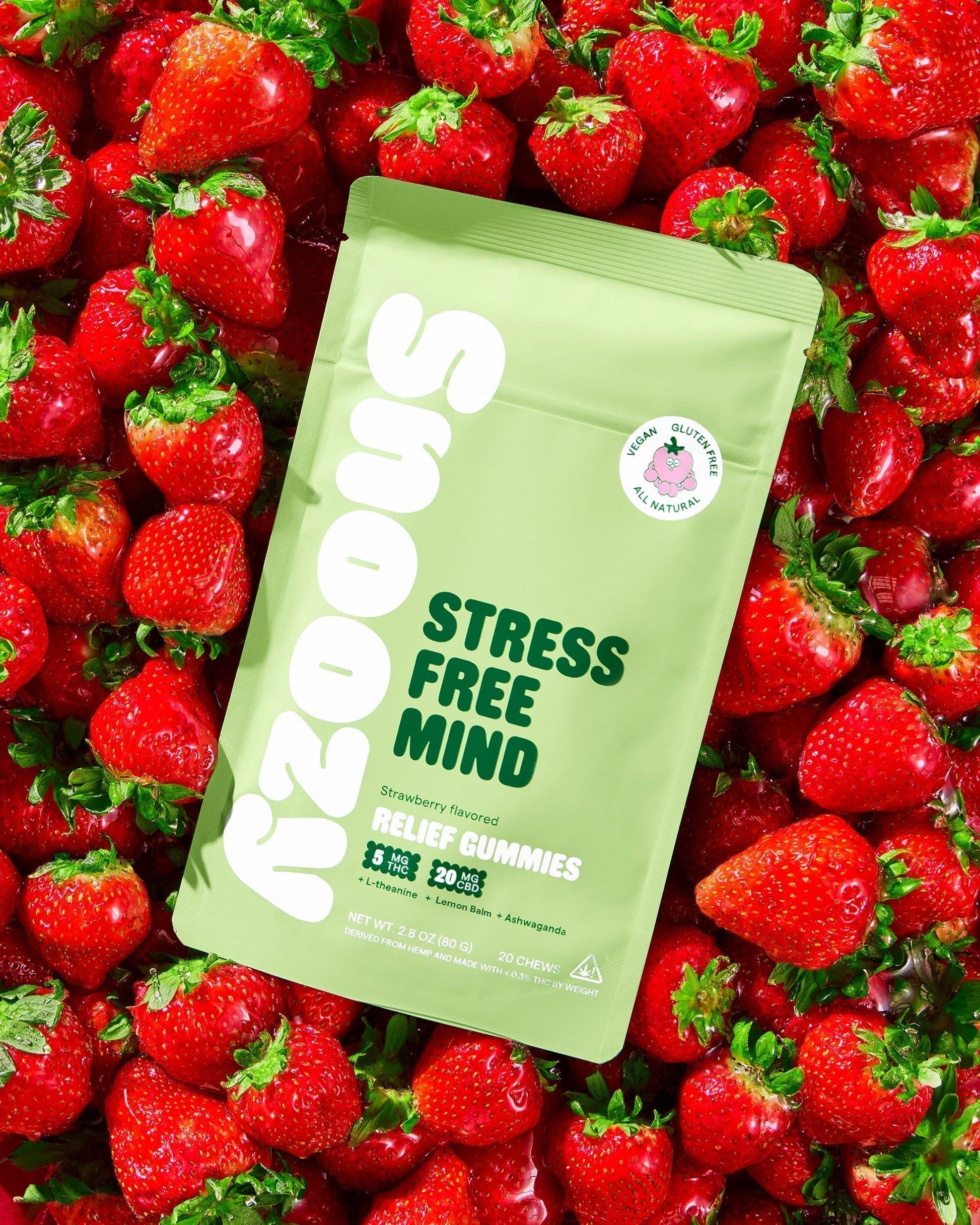Snoozy Stress-Free Calm Gummies - Natural Relaxation & Sleep Support - We The People 
