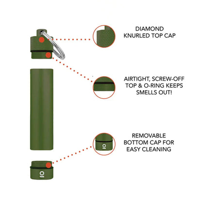 ONGROK Storage Keychain - Mini Smell Proof Container | Portable Stash - We The People 
