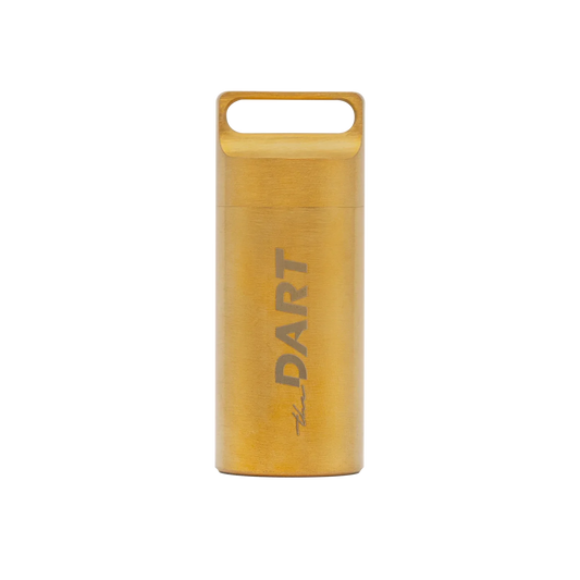 Dart Premium Canister | Gold Heavy-Duty Metal Smell Proof Storage - We The People 